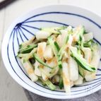 長芋ときゅうりの梅昆布和え