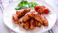 甘辛チキンの照りてり*スティック*お弁当にも