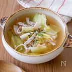 【旬を味わう】ほっこり春キャベツとハムの旨味コンソメスープ♪