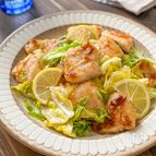 【ヘルシーしっとり】鶏むね肉とキャベツのさっぱりレモンいため