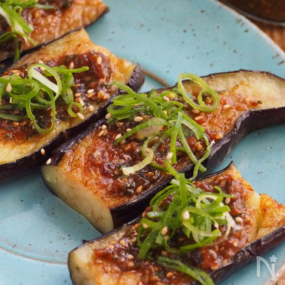 皮までとろっとろ♪自家製田楽みそで食べるなす田楽