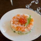 【サーモンときゅうりのタルタル】すぐできて簡単、見栄え◎
