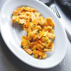 米粉で作る♪かぼちゃのチーズガレット【卵なし】