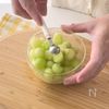 メロンまるごとレシピ!メロンサゴの工程1