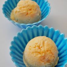 袋で揉んで冷やすだけ!砂糖なし【マンゴーヨーグルトアイス】