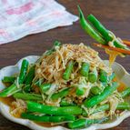 レンジで簡単！さやいんげんとえのきのマリネ
