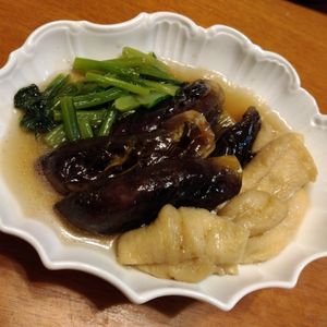 1402403の作ってみた!投稿(なすと小松菜とお揚げ《とろ～り♡柚子こしょうあん》)