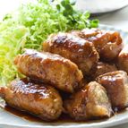 切り干し大根の肉巻き生姜焼き