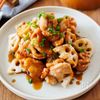 『揚げ鶏とれんこんの甘辛だれ』米粉でカリッ♪ご飯が進む☆の工程6