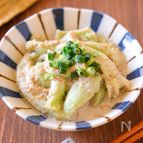 【蒸しなすのごまだれ和え】とろっとクリーミーな和風副菜！