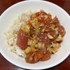 りんごの作ってみた!投稿(ごま油香るアヒポキ丼)