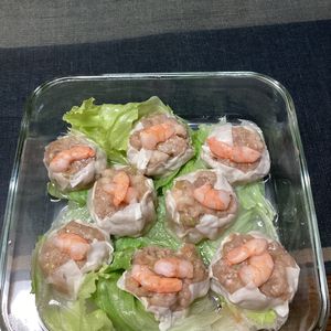 kazuの作ってみた!投稿(裏技あり♪〖レンチン肉焼売〗肉肉しくてふわふわヘルシー！)