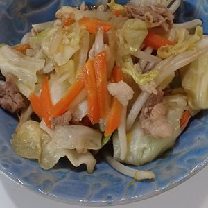 1バーバミーの作ってみた!投稿(【うま塩野菜炒め】ご飯が進む！パパッと簡単野菜炒め♪)