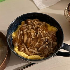 1079395の作ってみた!投稿(【たっぷりきのこの餡かけ天津飯】簡単ふわとろお店の味♪)