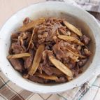 フライパンひとつで「牛ごぼうのしぐれ煮」