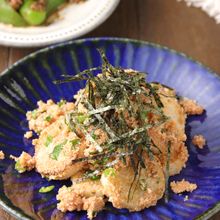 すぐできおつまみ♪長いも明太バター焼き