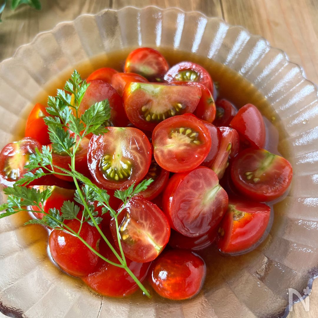 やみつき級！トマトだけの、トマトサラダのレシピ動画 | レシピサイトNadia