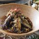 【焼き茄子の葱だれ漬け】とろ〜り茄子が、とにかくご飯に合う。