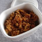 生姜が主役の肉そぼろ。