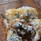 鰯と大葉の塩麴パン粉焼き