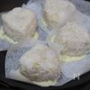 パリパリ羽根つき!しらすとごまのチーズ焼きおにぎりの工程2