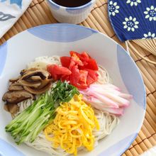 【彩りそうめん】具だくさんで栄養バランスUP!