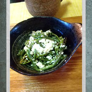 チョロリスの作ってみた!投稿(わらびの白和え＊わさび風味☆簡単和え衣♪)