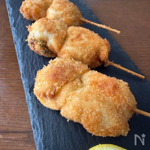 ささみの梅しそロール揚げ
