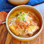 厚揚げのかにかま餡掛け