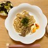 ありみの作ってみた!投稿(【豚こまビビンうどん】レンジで完成!ピリ辛韓国風うどん♡)