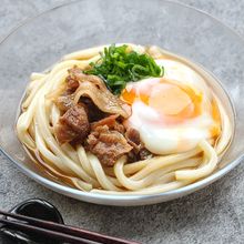 【甘辛肉うどん】電子レンジ&冷凍うどんで簡単!