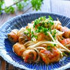 【らくレピ】紫蘇巻き豚バラともやしの旨ぽん炒め