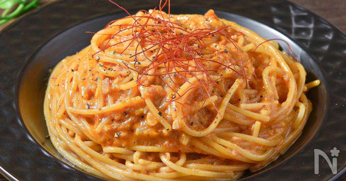 【赤いペペたま】10分で旨辛やみつきパスタ♪