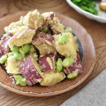 【マヨ×すりごま】お弁当にも♪さつまいもと枝豆のデリ風サラダ