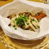 ナムディの作ってみた!投稿(レンジで簡単♩鮭と野菜の包み蒸し)