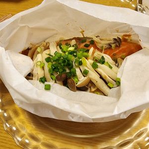 ナムディの作ってみた!投稿(レンジで簡単♩鮭と野菜の包み蒸し)