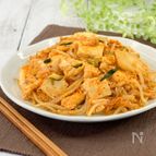＊お肉ナシでこの食べ応えっ＊もやしとキムチの味噌チャンプルー