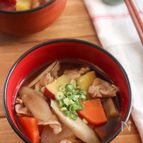 寒くなる時期に！ほっこり豚汁