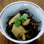 筍と生ひじきの煮物