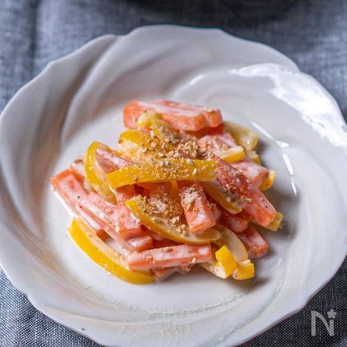 【パプリカとにんじんのホットサラダ】食卓の彩りに♪