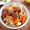 【缶詰でかんたん】焼き鳥とにんじんの炊き込みごはん