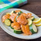 【鶏肉とズッキーニのオーロラ炒め】ご飯がすすむ！コク旨ソース