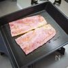 ベーコンとチェダチーズの玉子焼きの下準備