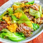 抱えて食べたい！【豚肉とキャベツのふわたま旨だれ炒め】