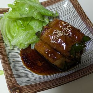 萬琉ママの作ってみた!投稿(うまだれ!スナップえんどうの甘辛肉巻き)