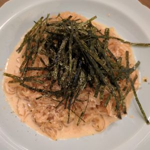 たりおの作ってみた!投稿(【濃厚だけどヘルシー！？】明太しらたきパスタ)