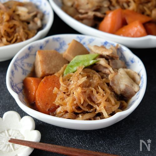【切り干し大根】水戻し不要！！旨味たっぷり肉じゃが