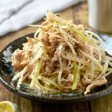 レンチン豚こまで即席！おつまみネギチャーシュー