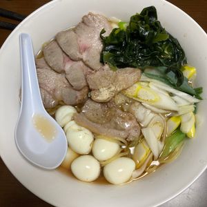 そら・ゆずの作ってみた!投稿(チャーシューのゆで汁で【絶品醤油ラーメン】正月明けのご馳走)