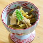 キャラふきと油揚げの煮物
